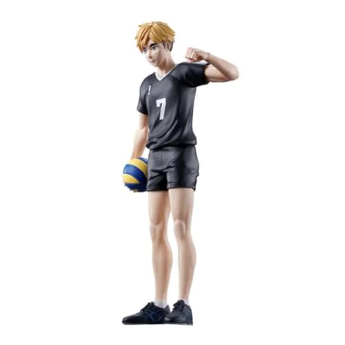 Qiancc Anime Haikyuu!! Figuren Miya Atsumu Figur Skupltur Cartoon Charakter Actionfigur 19cm PVC Modell Statue Kunsthandwerk Ornamente Sammlerstücke für Anime Fans von Qiancc