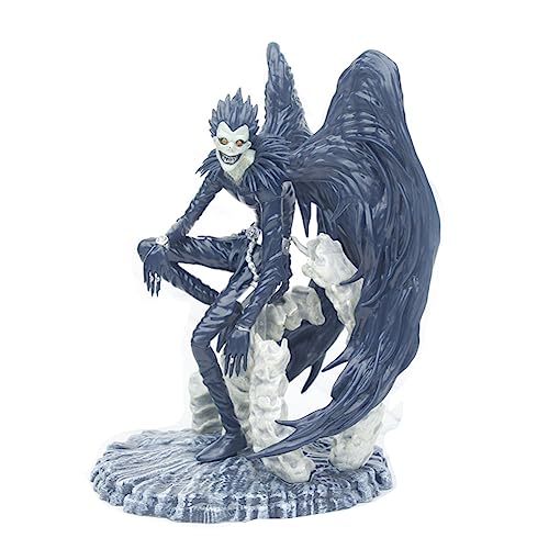 Qiancc Anime Ryuk Figur Statue Sitzende Cartoon Charakter Modell Sammlerstück Skulptur Desktop Ornament Peripheriegeschenke für Fans, 19cm von Qiancc