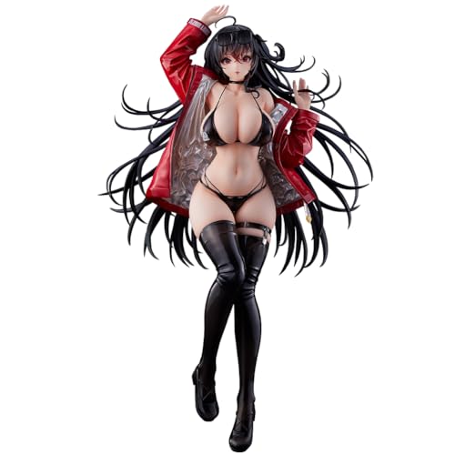 Qiancc Azur Lane Anime Figur - Ijn Taiho Groß Statue Modell, 43cm Rennmädchen PVC Handgefertigte Skulptur Desktop Dekoration, Sammlerstücke für Fans von Qiancc