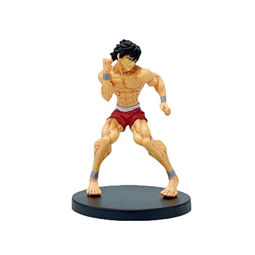 Qiancc BAKI Anime Figuren Hanma Baki Figur Anime Schlacht Muskelmann Actionfigur 15cm PVC Modell Statue Desktop Kollektion Dekorationen von Qiancc