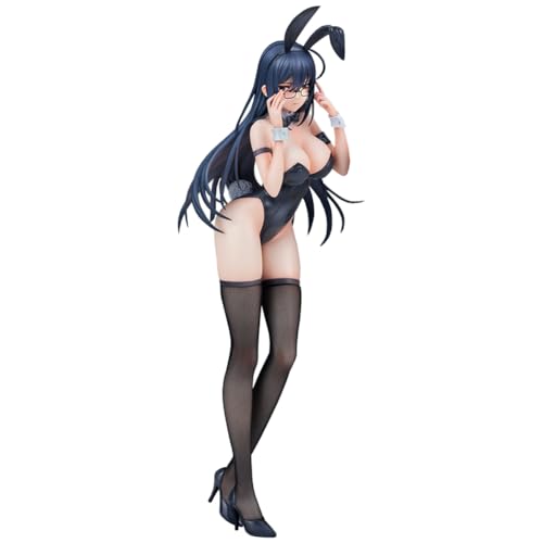 Qiancc Black Bunny Aoi Anime Bunny Girl Figure Illustrationszeichen Stehende Pose Actionfiguren Statue Desktop Dekoration Sammlerstücke Kunsthandwerkliche Geschenke 30cm von Qiancc