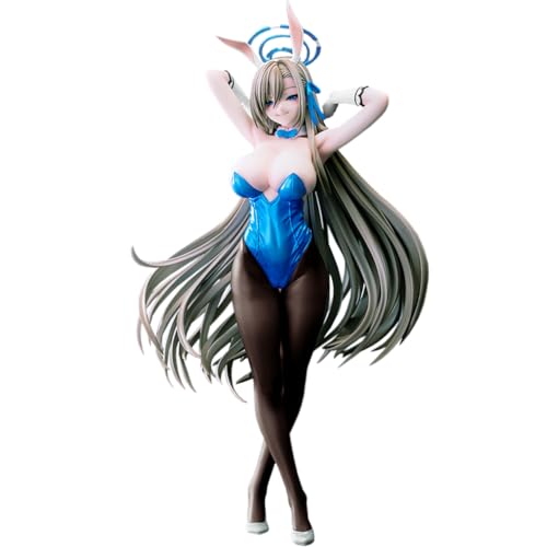 Qiancc Blue Archive Anime Figur Ichinose Asuna Bunny Girl Figure Statue 29cm Desktop Ornamente Dekoration von Qiancc