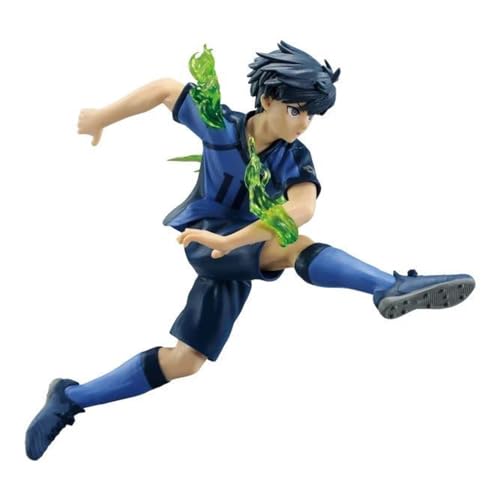 Qiancc Blue Lock Figur Anime Charakter Isagi Yoichi Figure Statue Cartoon Skulptur Modell 16cm Heimekoration Sammlergeschenke für Fans von Qiancc