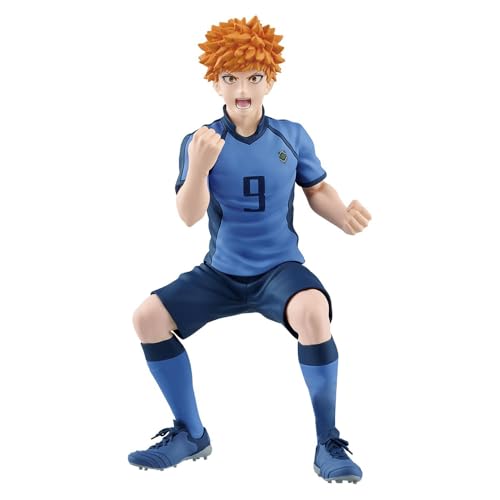 Qiancc Blue Lock Figur Anime Charakter Kunigami Rensuke Figure Statue Cartoon Skulptur Modell 15cm Heimekoration Sammlergeschenke für Fans von Qiancc