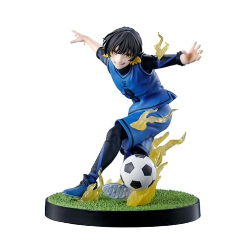 Qiancc Blue Lock Figuren Bachira Meguru Figur Skulptur Anime Stehend Actionfigur 12cm PVC Statue Modell Sammlerstück Geburtstagsgeschenke für Fans von Qiancc