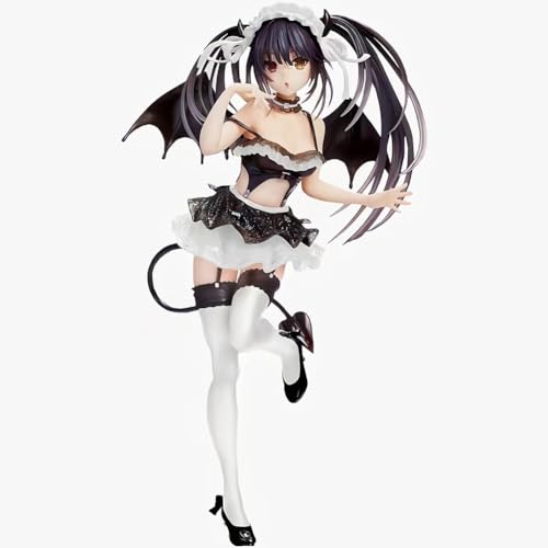 Qiancc Date A Live Anime Figuren Tokisaki Kurumi Figur Cartoon Mädchen Actionfigur 20cm Kurumi Dämonen Version Modell Statue Ornament Desktop Dekoration von Qiancc