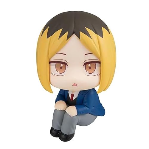 Qiancc Haikyuu Look Up Figure Anime Kozume Kenma Sitzende Figuren 10.5cm Cartoon Statue Modell Sammlerstück Desktop Ornamente Geschenk von Qiancc