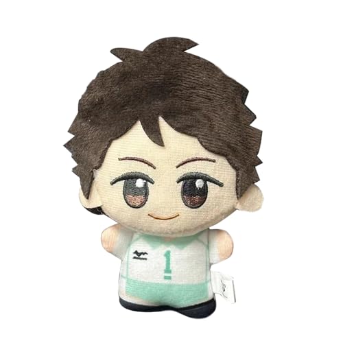 Qiancc Haikyuu Plushies Anhänger Anime 10cm Oikawa Tooru Figur Gefüllte Kissen, Niedliche Tasche Anhänger Dekoration, Geschenke für Anime Fans von Qiancc