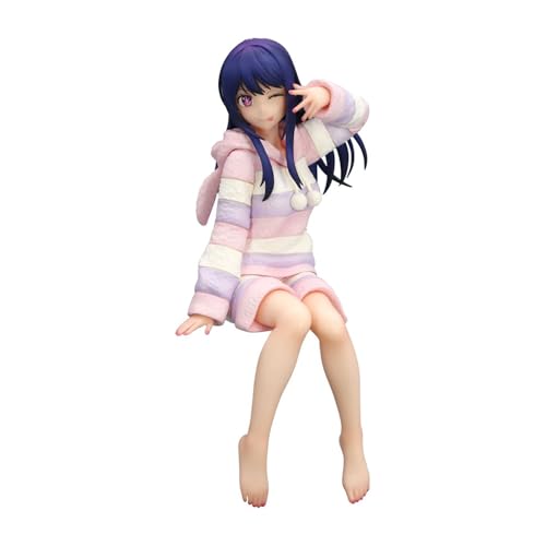 Qiancc Hoshino Ai Figur Modell Anime Noodle Stopper Figure 15cm Hoshino Ai Loungewear-Stil Sitzende Figuren Statue Desktop Dekoration, Collections von Qiancc