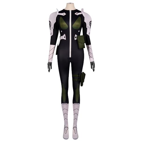 Qiancc Kaiju No. 8 Cosplay Kostüm Mina Ashiro/Kafka Hibino Cosplay Jumpsuit Full Set Halloween Outfits Anime Rollenspiel Bodysuits Kostüm für Männer Frauen von Qiancc