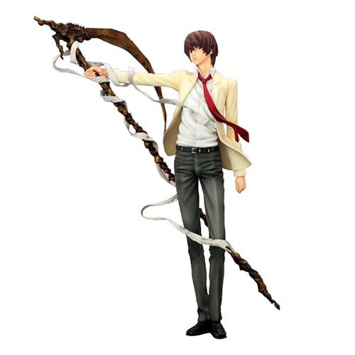 Qiancc Light Yagami Figur Statue 26cm Stehend Anime Charakter Modell Collections Desktop Dekoration von Qiancc