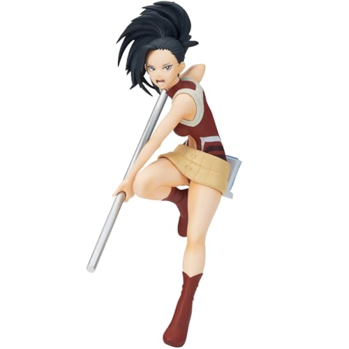 Qiancc MHA Figuren Yaoyorozumomo Figur Skulptur 14cm Cartoon Statue Stockschwingende Edition Modellfigur Sammlerstücke Geschenke für Anime Fans von Qiancc