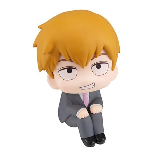 Qiancc Mob Psycho 100 Figur Anime Look Up Figure Reigen Arataka Q Version Figurine 11cm Modell Statue Cartoon Cake Topper Desktop Dekoration von Qiancc