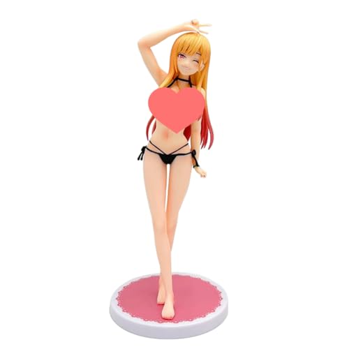 Qiancc My Dress-Up Darling Anime Figure Marin Kitagawa 23cm Badeanzug Actionfiguren PVC Statue Modell Sammlerstück Heim Dekoration von Qiancc