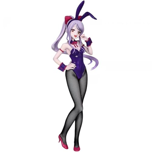 Qiancc Shalltear Bloodfallen Figur Bunny Girl Anime Figuren Stehend Haltung Cartoon Modell Sammlerstücke Statue Ornamente Heimdekoration 26cm von Qiancc