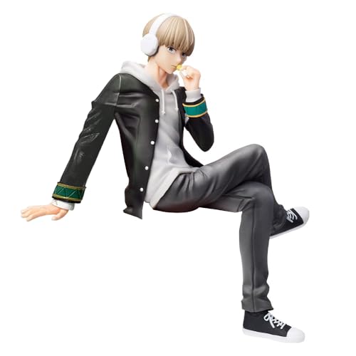 Qiancc Wind Breaker Figur Kaji Ren Sitzende Anime Noodle Stopper Figure 15cm PVC Modell Skulptur Dekorative Desktop Ornamente Sammlerstücke Statue von Qiancc