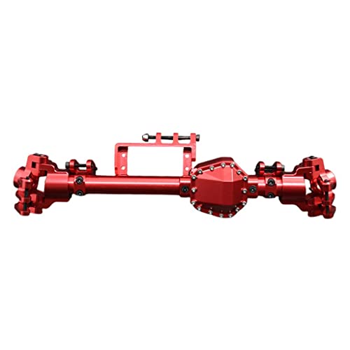 Qianly 1:10 RC Achsgehäuse für Axial RBX10 Auto Upgrade Teile, Vorderseite Rot von Qianly