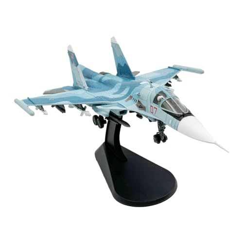 Qianly 1:100 SU35 Flugzeugmodellsammlungen Metalllegierungskämpfer für Wohnzimmertisch von Qianly