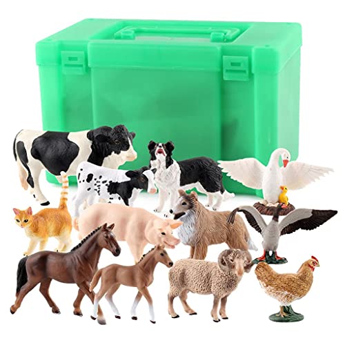 Qianly 10 Stück Arktische Tiermodelle Miniaturfiguren für Den Schreibtisch, Mehrfarbig04 von Qianly