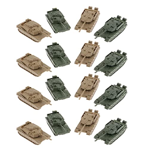 Qianly 16 Stück 4D Panzermodell 1:144 Modell für Sandtisch, 2 x 16 STK Qianly 16 Stück 4D Panzermodell 1:144 Modell für Sandtisch, 2 x 16 STK von Qianly