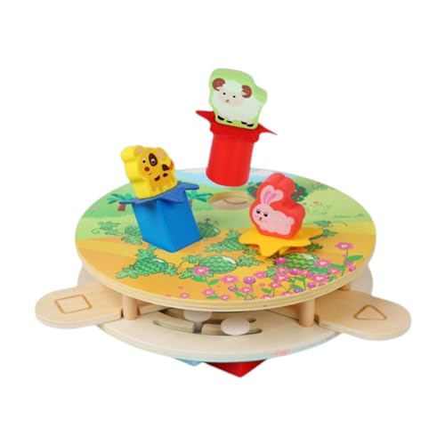 Qianly 2 in 1 Spielzeug Zur Form Und Farberkennung, Bahnspiel für Jungen Und Mädchen Im Alter von 1–3 Jahren von Qianly