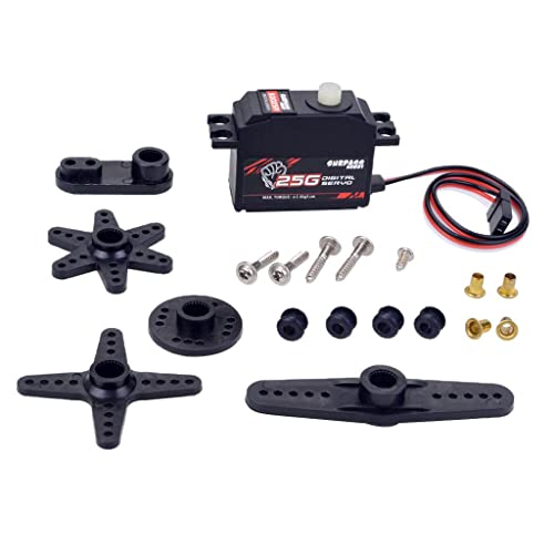 Qianly 25g Getriebeservo für 1/12 RC Auto Flugzeug RC Boot Roboter, S0025P von Qianly