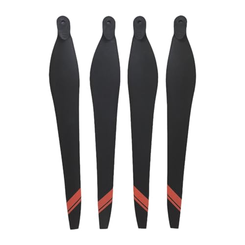 Qianly 4er Set RC Propeller 36190 für Quadcopter Drohnenzubehör, Schwarz Rot von Qianly