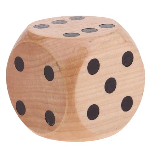 Qianly 5cm D6 Würfel für Spiele Und Veranstaltungen, Kräftiges Holz von Qianly