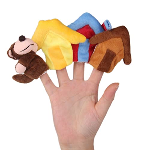 Qianly 8 Fingerpuppen Set - Die DREI kleinen Schweine für Kinder von Qianly