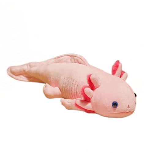 Qianly Axolotl Plüschtier, Axolotl Stofftier, Heimdekoration, 45 cm Weiches Axolotl Stoffkissen für Jungen, Mädchen, Teenager, Geschenke, ROSA von Qianly