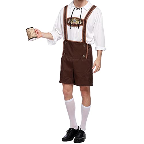 Qianly Bayerisches Kostüm für Herren für Karneval Und Feier, XL von Qianly