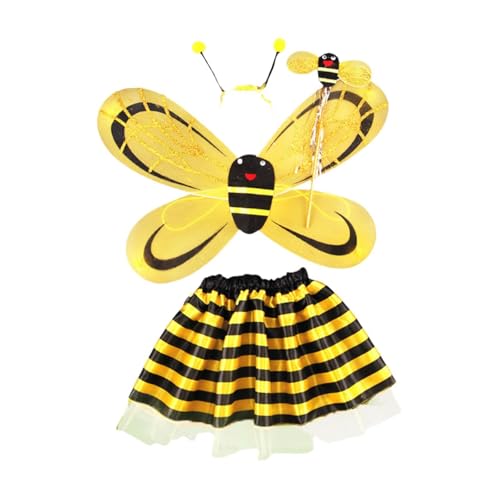 Qianly Bumble Kostüm für Kinder, lustiges Cosplay-Set für Cosplay-Requisiten, Karneval, Ostern, Style C von Qianly