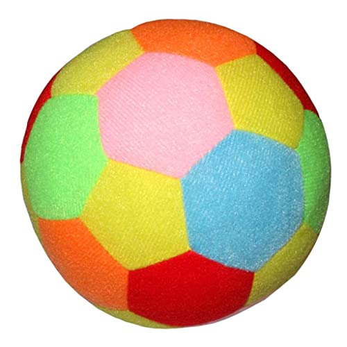 Qianly Bunter Spielball Aus Plüsch für Kinder in Verschiedenen Größen, 11,5 cm von Qianly