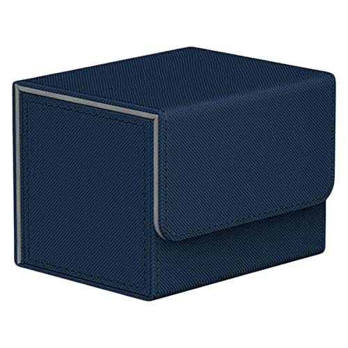 Qianly Card Deck Box Organizer Aufbewahrung Standardbehälter Spielkarte Schwarz Blau, Dunkelblau von Qianly