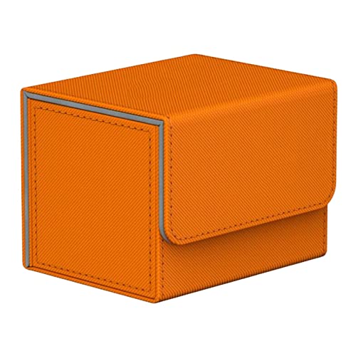 Qianly Card Deck Box Organizer Aufbewahrung Standardbehälter Spielkarte Schwarz Blau, Orange1 von Qianly