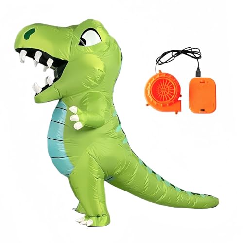 Qianly Dinosaurier aufblasbares Kostüm -Outfit Luft Blow Dinosaurierkostüm, für Kinder von Qianly