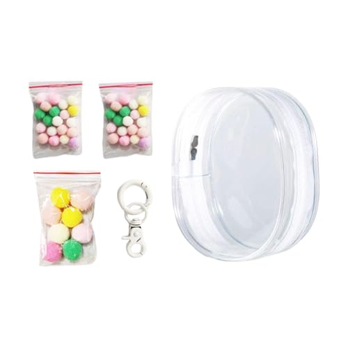 Qianly Figuren Displaytasche Aus PVC, Organizer für Mini Puppen, Weiß von Qianly