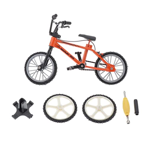 Qianly Finger Fahrrad Mountainbike für Kinder Als Geschenk zu Weihnachten Oder Geburtstag, Orange, 11 x 5 x 8 cm von Qianly