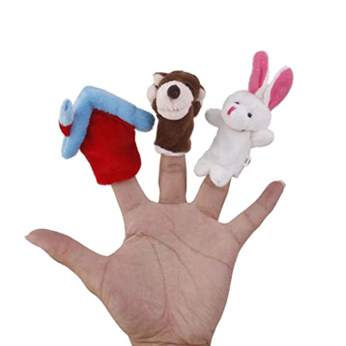 Qianly Fingerpuppen in Tierform für Kinder, Ideales Spielzeug Zur Förderung Der Koordination, 3pcs Puppen 1 von Qianly