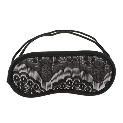 Qianly Lace Blindfold Eye Cover Role Spiel Adults Nightwear Game, Schwarz, Augenmaske von Qianly