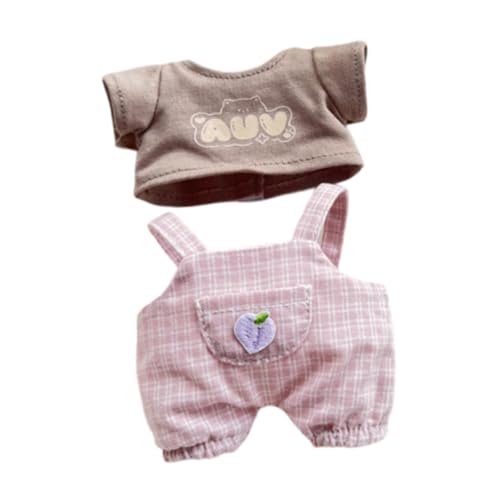 Qianly Mini 6 Zoll Puppenkleidung, Puppenhosen Outfits, Kostüme, Geburtstagsgeschenk, T Shirts, Mädchen Puppenkleidung, Anziehsachen für Anhängerpuppenkinder, C Qianly Mini 6 Zoll Puppenkleidung, Puppenhosen Outfits, Kostüme, Geburtstagsgeschenk, T Shirts, Mädchen Puppenkleidung, Anziehsachen für Anhängerpuppenkinder, C von Qianly