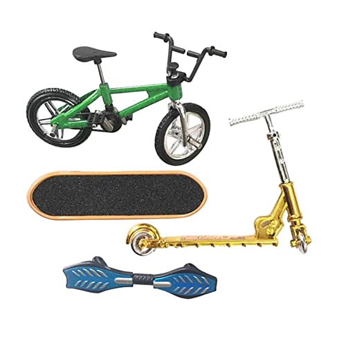 Qianly Mini Fingerspielzeug Set Skateboards Finger Bikes Scooter Tiny, B von Qianly