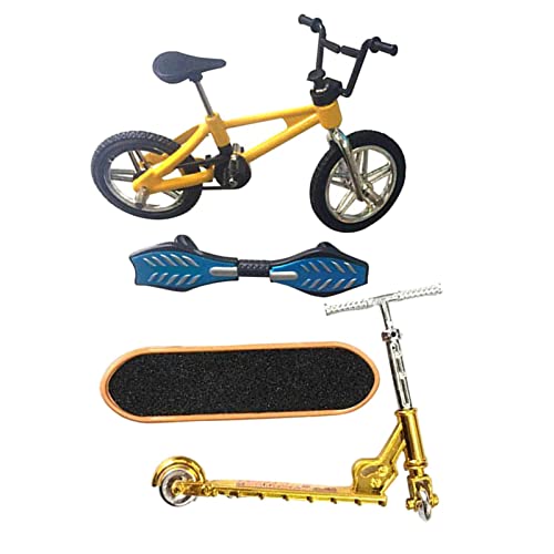 Qianly Mini Fingerspielzeug Set Skateboards Finger Bikes Scooter Tiny, C von Qianly