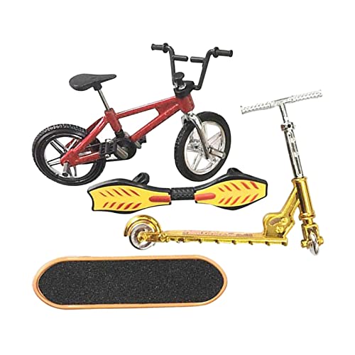 Qianly Mini Fingerspielzeug Set Skateboards Finger Bikes Scooter Tiny, D von Qianly