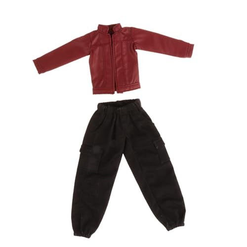 Qianly Mini Lederjacke Und Hose Set für 6 Zoll Actionfiguren von Qianly