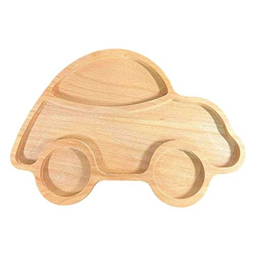 Qianly Montessori Holz Sensory Tablett für Kinder, Sortiertablett Und Lernspielzeug, Wagen, 30 cm x 21 cm von Qianly