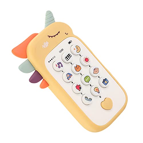 Qianly Musikalisches Baby Handy Spielzeug für Baby Obst Baby Musikspielzeug für Frühes Lernen, Pädagogisches Baby Leuchtspielzeug, Spieltelefone für von Qianly