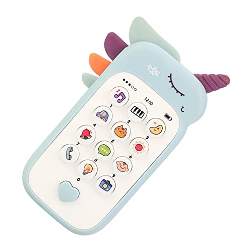 Qianly Musikalisches Baby Handy Spielzeug für Baby Obst Baby Musikspielzeug für Frühes Lernen, Pädagogisches Baby Leuchtspielzeug, Spieltelefone für von Qianly