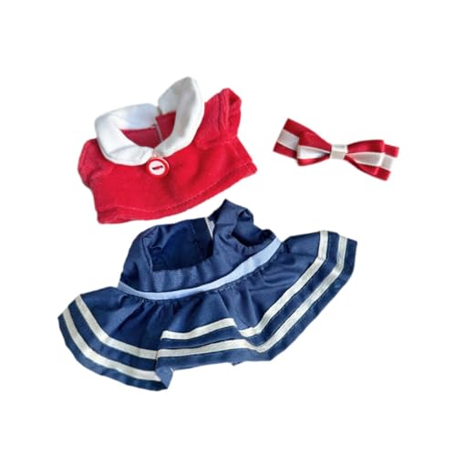 Qianly Outfits für Plüschpuppen, Zubehör für Kuscheltiere, für Puppen von 10–15 cm, Kleiderset von Qianly