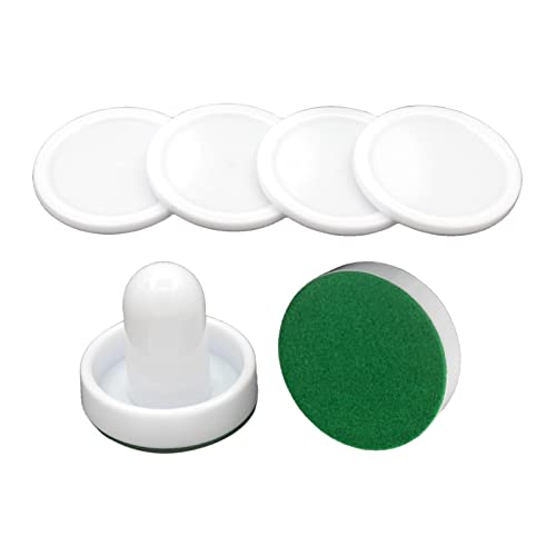 Qianly Paddel Und Pucks Set für Erwachsene, Ersatzteile für Spieltische, Weiß von Qianly